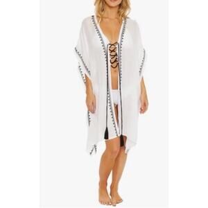 Soluna Swim Women's Bonita Kimono, Casual, Beach Cover Ups